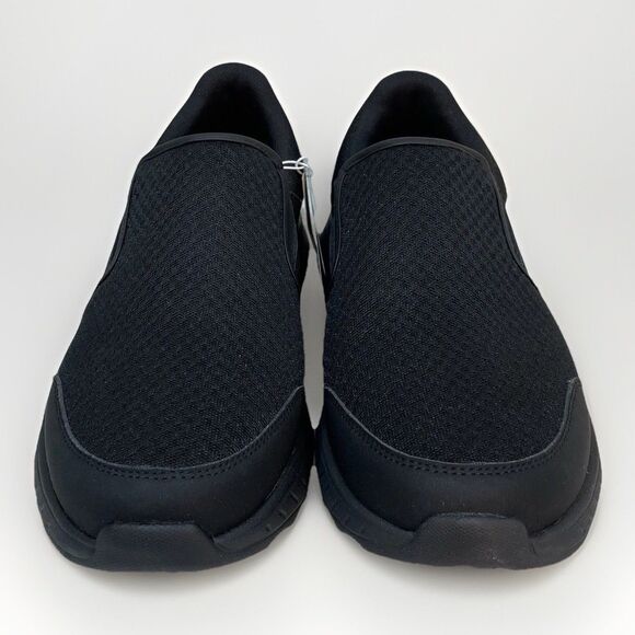 Skechers Shoes Men 10.5 Black Work SlipOn Slip Resistant Soft Memory Foam 200273 main image 6